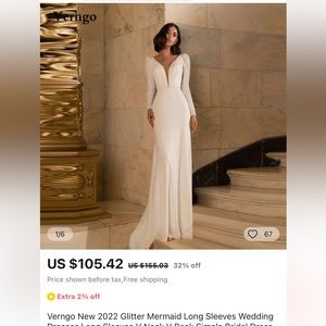 NWOT 16w mermaid dress, beautiful and sparkly